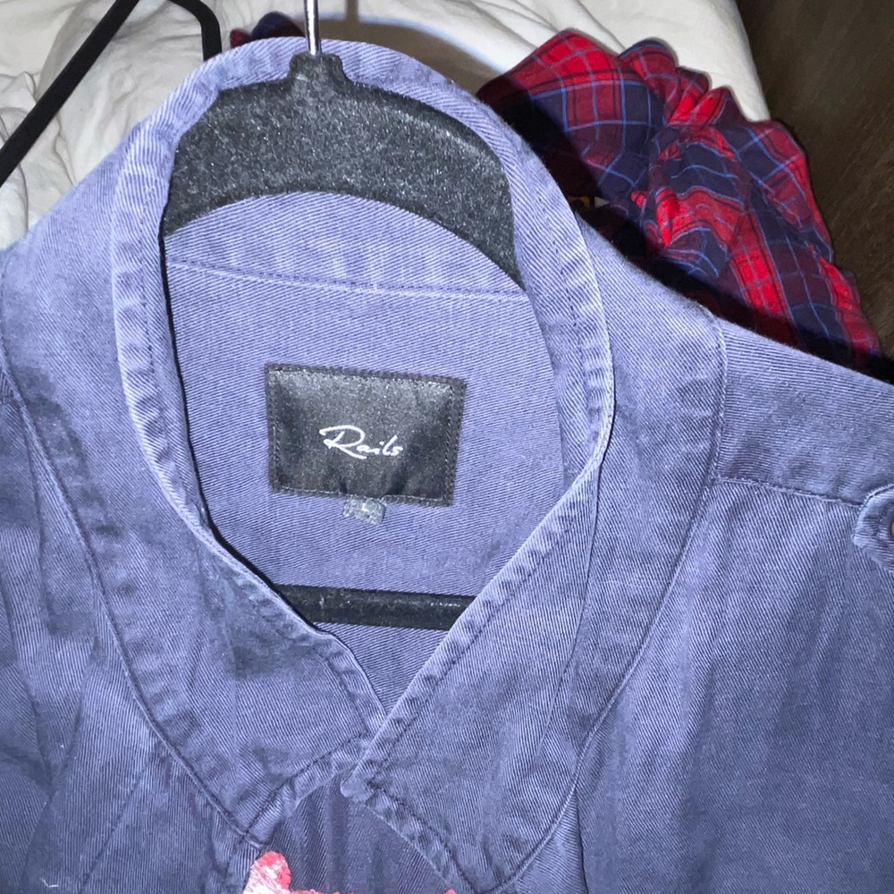 Worn Once Rails Embroidered Button Down - image 3